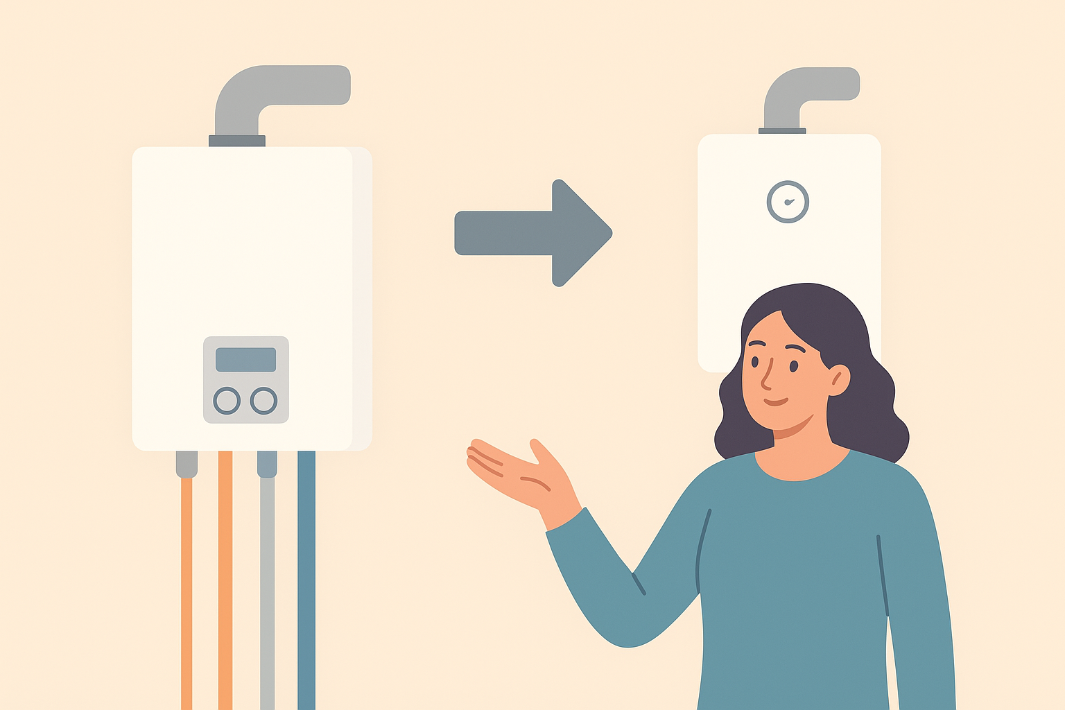 Converting regular boiler to a combi boiler
